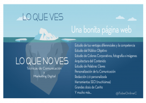 Lo que vesLo que ves y lo que no ves en una web